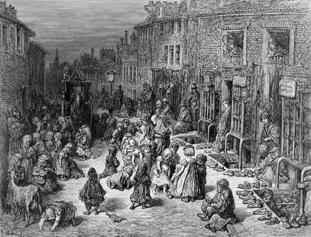 Poor Victorian Houses Slum